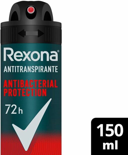 Kit c/9 Unidades de Desodorante Rexona Aero Men Antibacterial 150ml