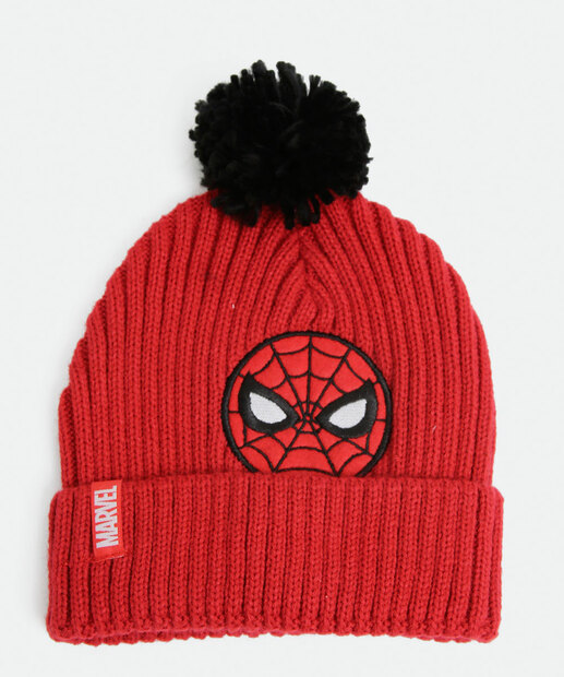 Kit Luva e Touca Estampa Homem Aranha Marvel