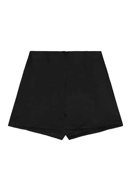 Short-Saia Juvenil em Tecido Gloss