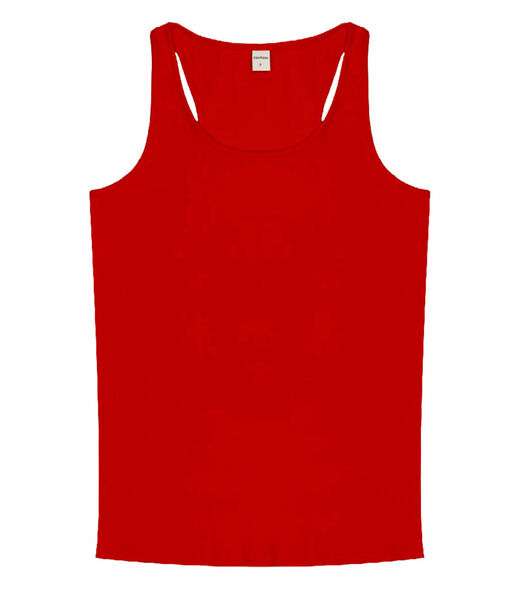 Regata Feminina Em Ribana Rovitex Vermelho