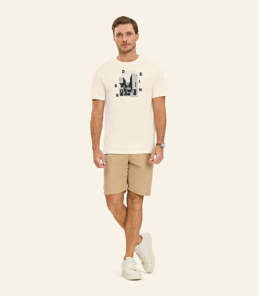 Image_Camiseta Masculina em Meia Malha Diametro Bege