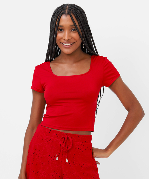 Image_Blusa Feminina Cropped Suplex Marisa Vermelho