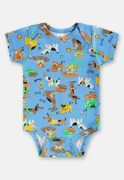 Image_Body para Bebê Menino em Suedine Up Baby