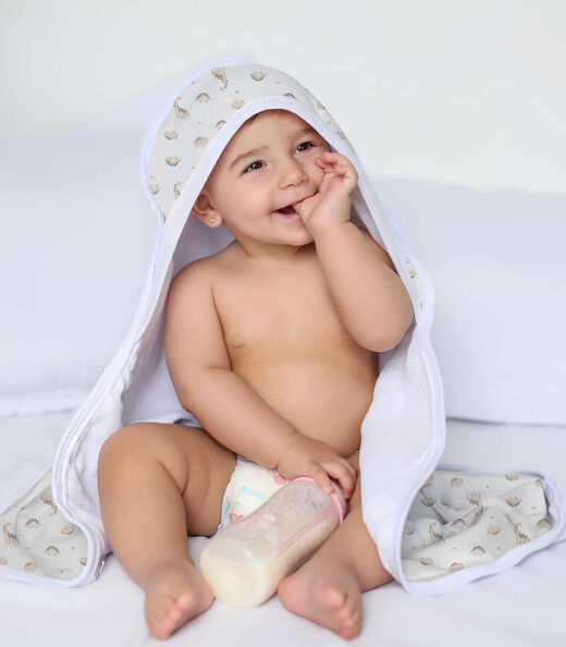 Image_Toalha Com Capuz Bebê Vivaldi Bege