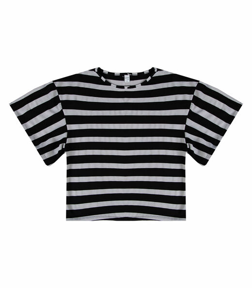 Blusa Feminina Listrada Infinita Cor Preto