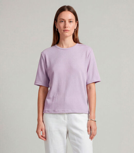 Blusa Feminina 100% Poliéster Básica Infinita Cor Roxo