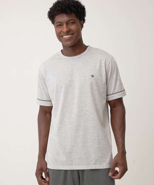 Pijama Masculino Manga Curta