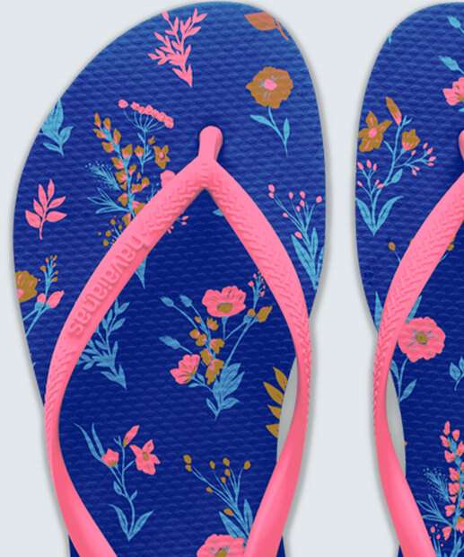 Chinelo Havaianas Feminino Slim Romance