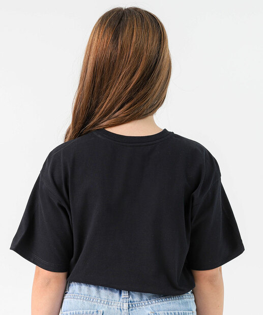 Blusa Juvenil Kuromi Hello Kit Marisa Marisa Tam 10 a 16 Preto