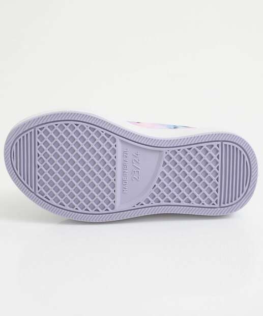 Tênis Infantil Casual Estampado Ortobessa Lilás