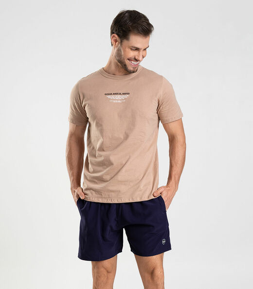 Image_Bermuda Masculina Lisa De Microfibra Long Bong Azul