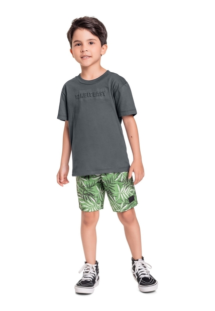 Bermuda Infantil em Microfibra para Menino Quimby