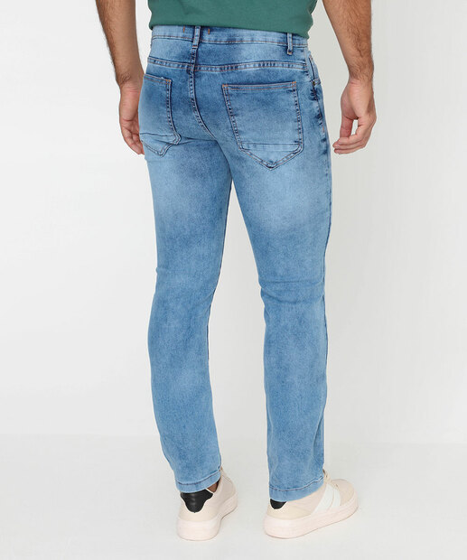 Calça Jeans Masculina Slim Destroyed Marisa