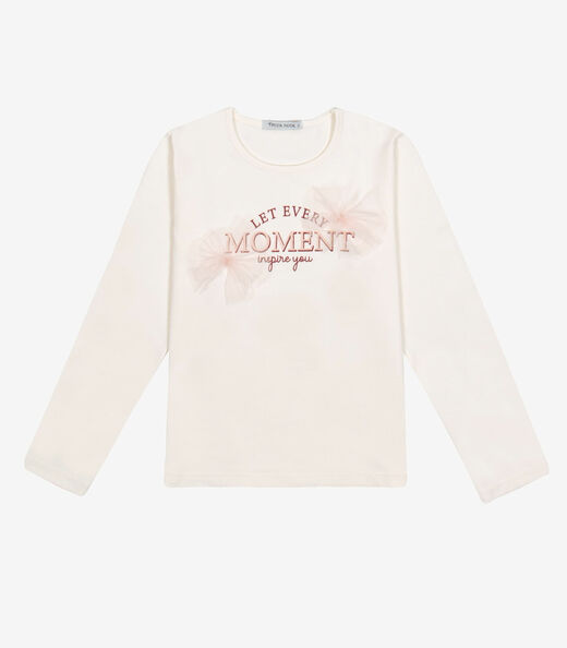Blusa Feminina Cotton Trick Nick Bege