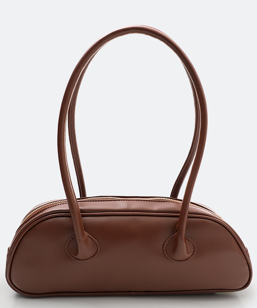 Bolsa De Ombro Tote Bag Feminina Marisa Marrom