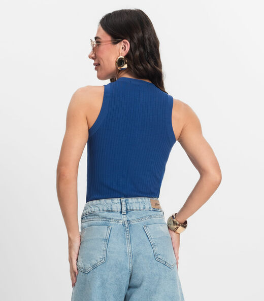 Regata Feminina em Ribana Endless Azul