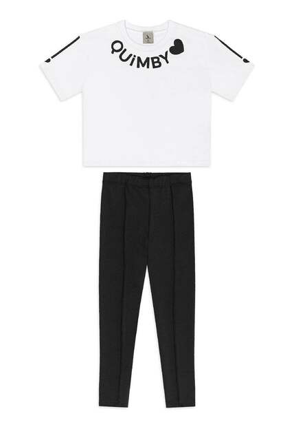 Conjunto Blusa Calça Legging Quimby