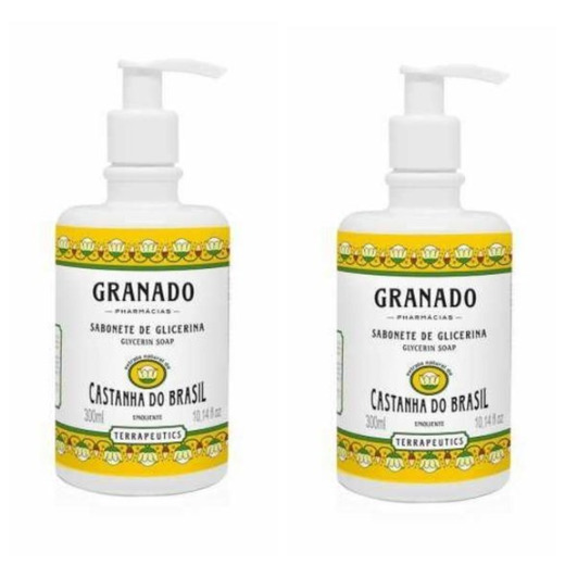 Image_Kit c/2 Sabonetes Líquido Granado Terrapeutics 300ml Castanha Brasil