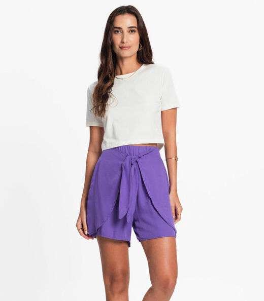Image_Shorts Feminino Faixa Dupla Viscose Endless Roxo