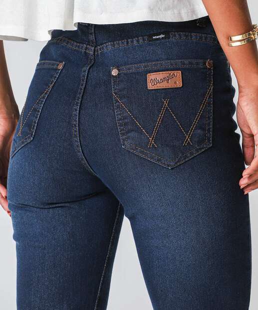 Calça Jeans Flare Feminina Cintura Alta