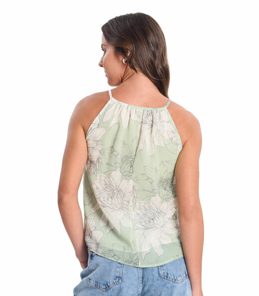 Blusa Feminina Alça Infinita Cor Verde