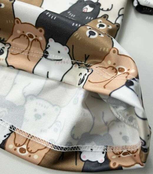 Vestido Infantil Manga Longa Em Suplex Laluna Bege