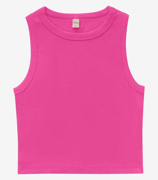 Regata Cropped Feminina Ribana Rovitex Rosa