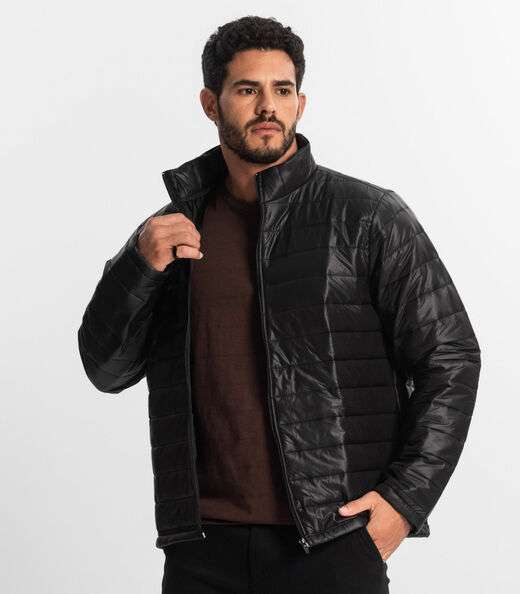 Jaqueta Masculina Microfibra Diametro Preto