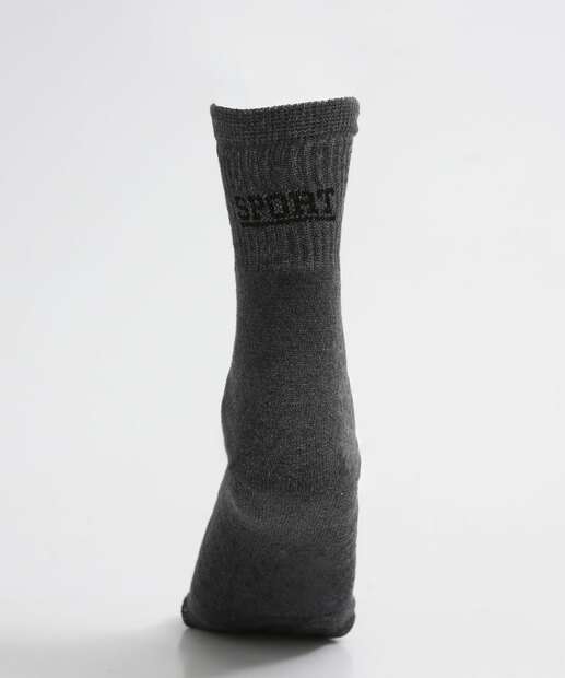 Kit 3 Pares Meias Cano Médio Masculina Esportivas