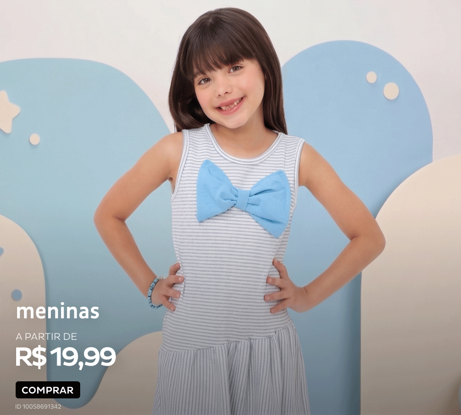 Infantil – Meninas a partir de R$19,99
