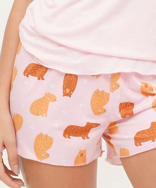 Pijama Feminino Estampa Capiva Marisa