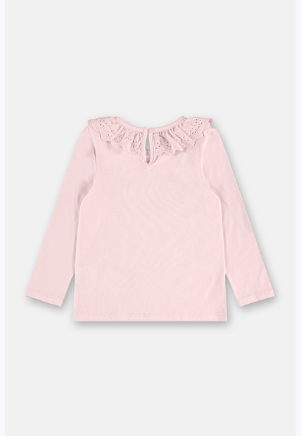 Blusa Infantil Gola Renda Up Baby