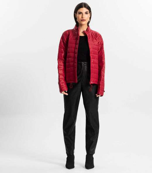 Jaqueta Feminina Microfibra Endless Vermelho