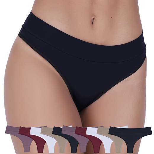 Image_Kit 10 Calcinhas Atlética Microfibra Concept Lingerie