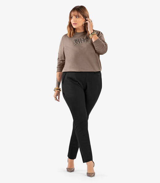 Image_Blusão Feminino Plus Size Secret Glam Marrom