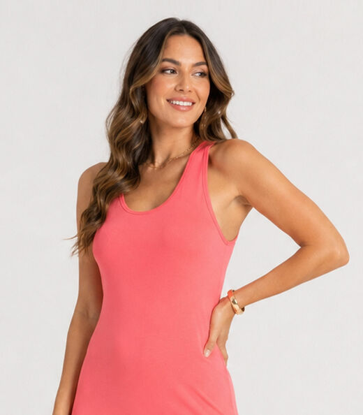 Vestido Midi Feminino Select Laranja