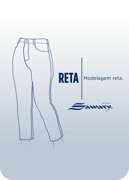 Calça Jeans Sawary Reta - 282703