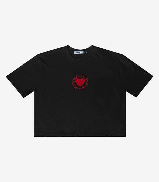 Image_T-shirt Meia Malha Bordada Minty Preto