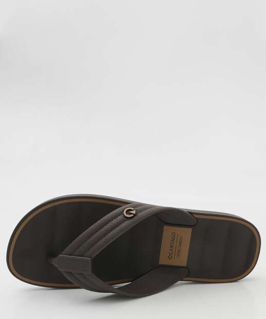 Chinelo Masculino Cartago Marrom