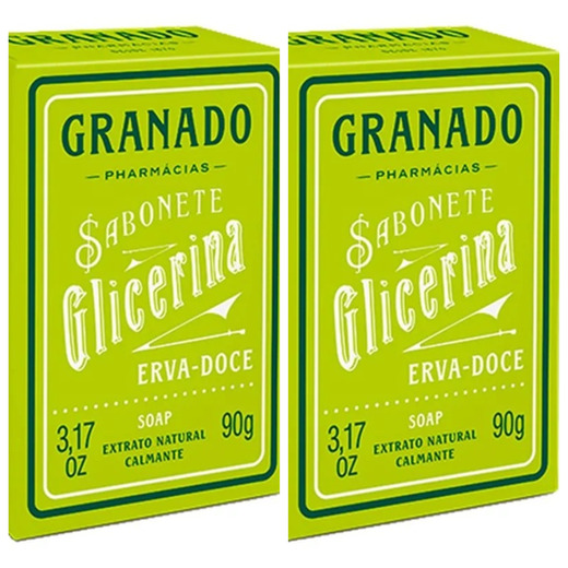 Image_Kit c/2 Sabonetes de Glicerina Erva-Doce Granado 90g
