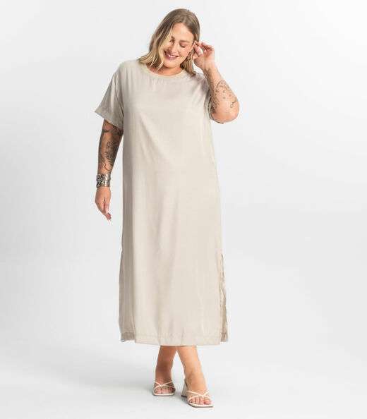 Image_Vestido Super Midi Plus Size Secret Glam Bege