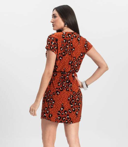 Vestido Feminino Liganete Infinita Cor Laranja
