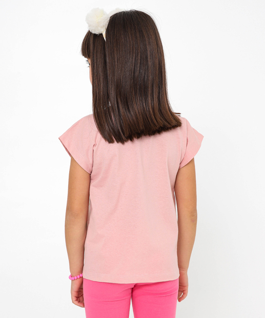 Blusa Infantil Estampa Morango Marisa Tam 4 a 10 Rosa