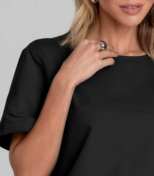 Conjunto Feminino em Molecotton Dianna Preto