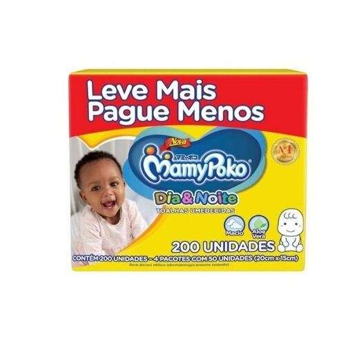 Image_Lenço Umedecido Mamypoko Dn 200 Unidades