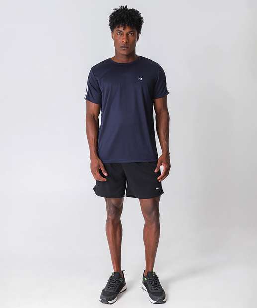Camiseta Masculina Fitness Manga Curta MR