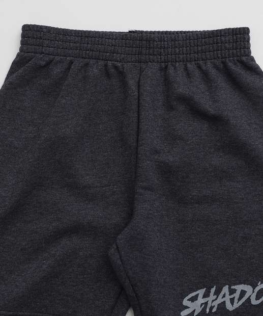 Conjunto Infantil Manga Curta Sonic Tam 4 a 10 Off White