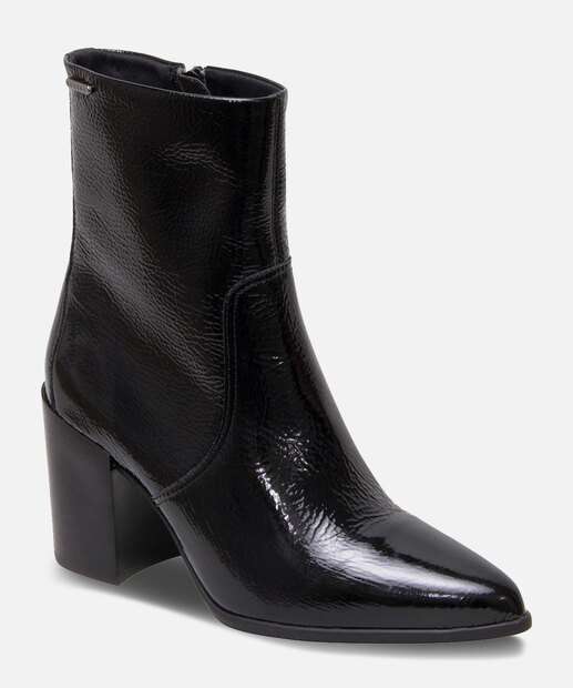 Bota Feminina Bico Fino Salto Grosso Bottero 