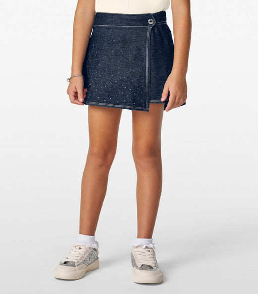 Conjunto Infantil Blusa com Shorts Saia Trick Nick Off White