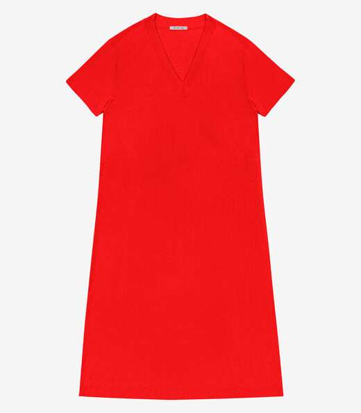 Vestido Super Midi Feminino Plus Size Secret Glam Laranja